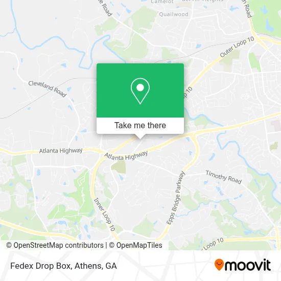 Fedex Drop Box map