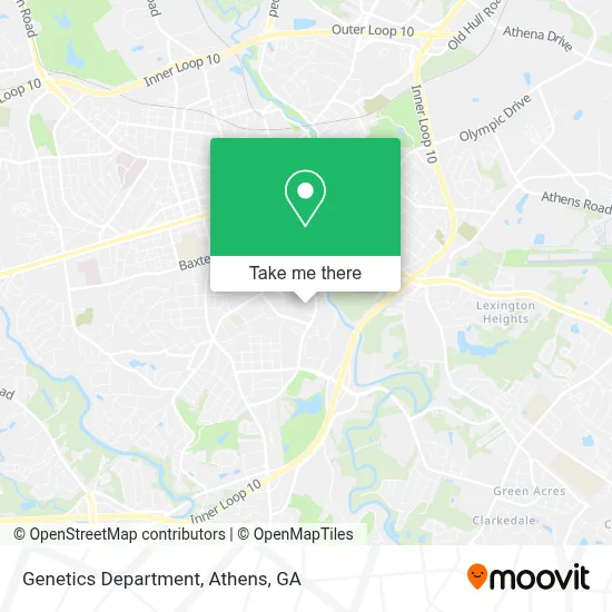 Genetics Department map