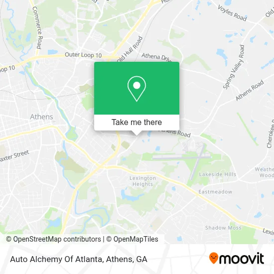 Auto Alchemy Of Atlanta map