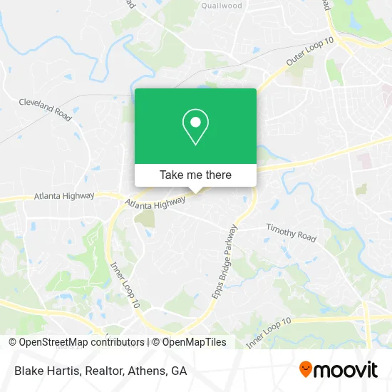Blake Hartis, Realtor map