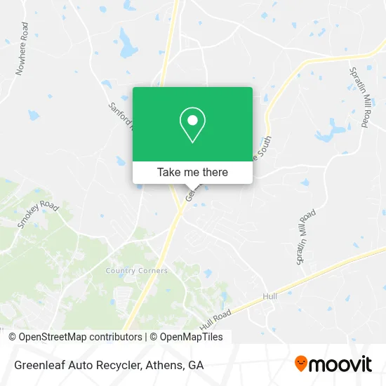 Greenleaf Auto Recycler map