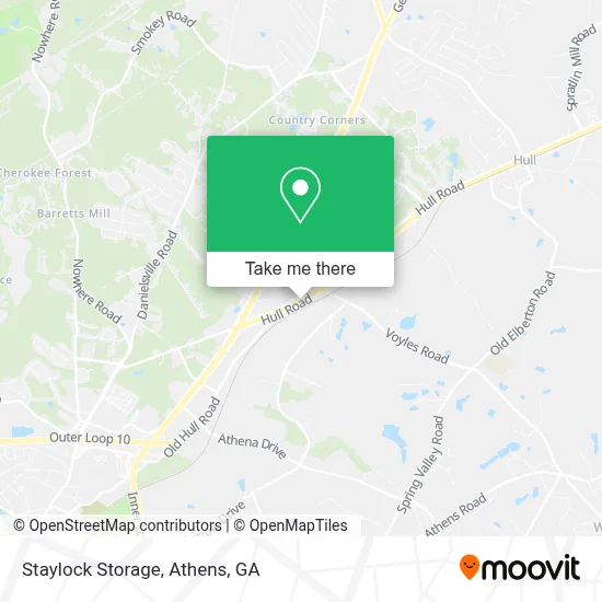Staylock Storage map