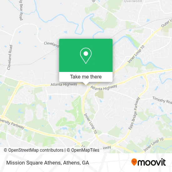 Mission Square Athens map