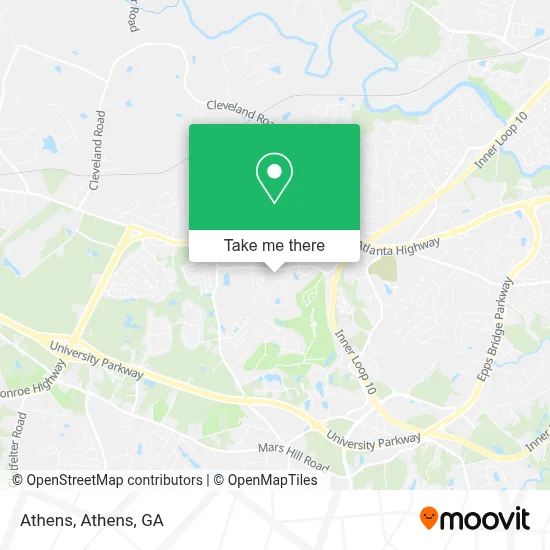 Athens map