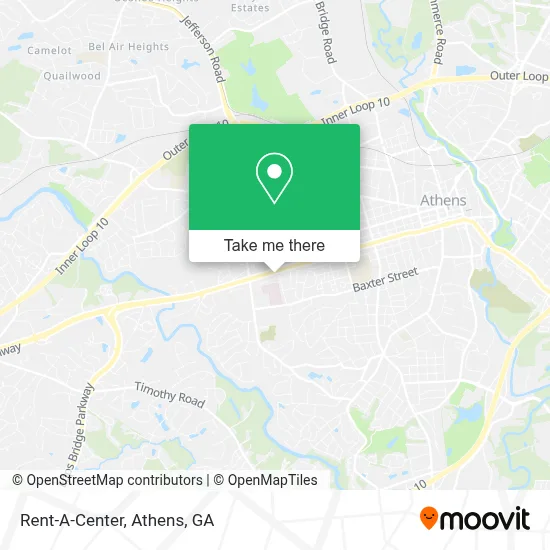 Rent-A-Center map