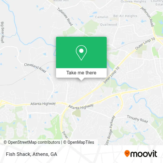 Fish Shack map