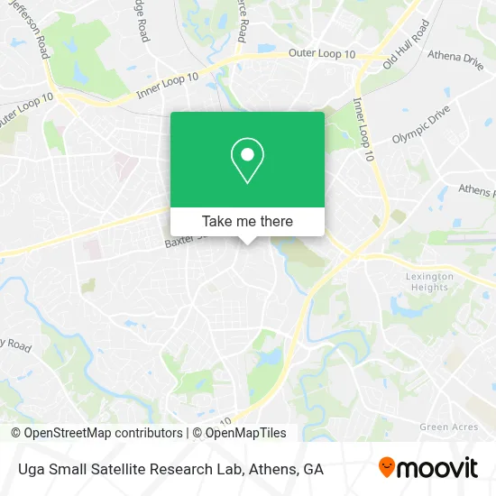 Uga Small Satellite Research Lab map
