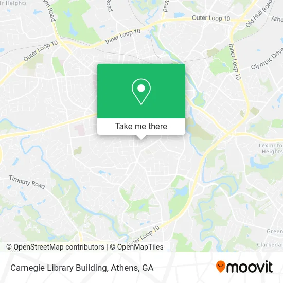 Carnegie Library Building map