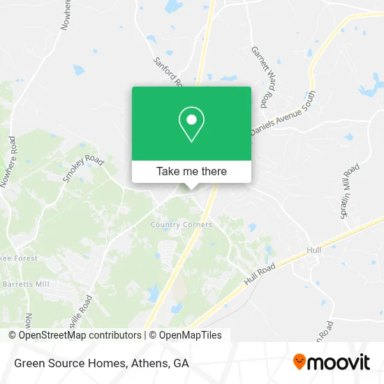 Green Source Homes map