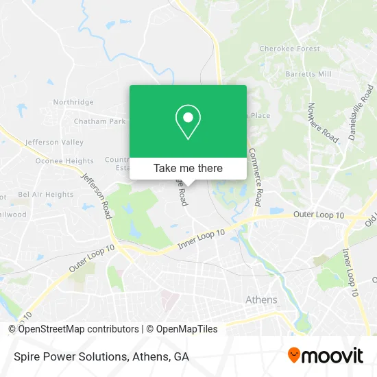 Spire Power Solutions map