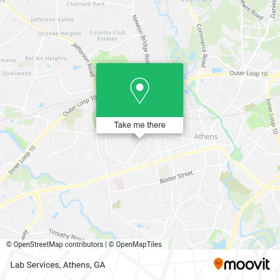 Lab Services map