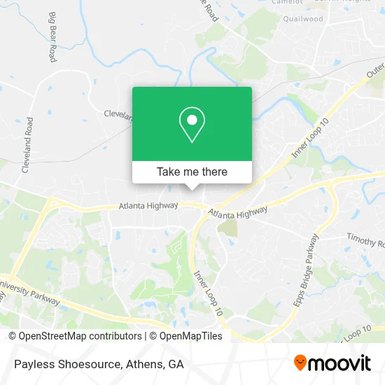 Payless Shoesource map