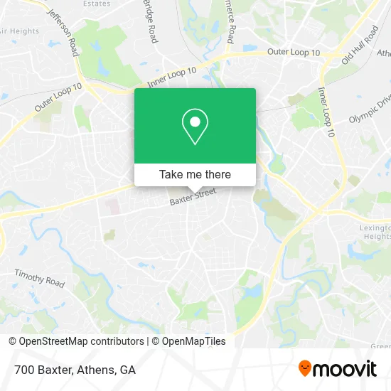 700 Baxter map