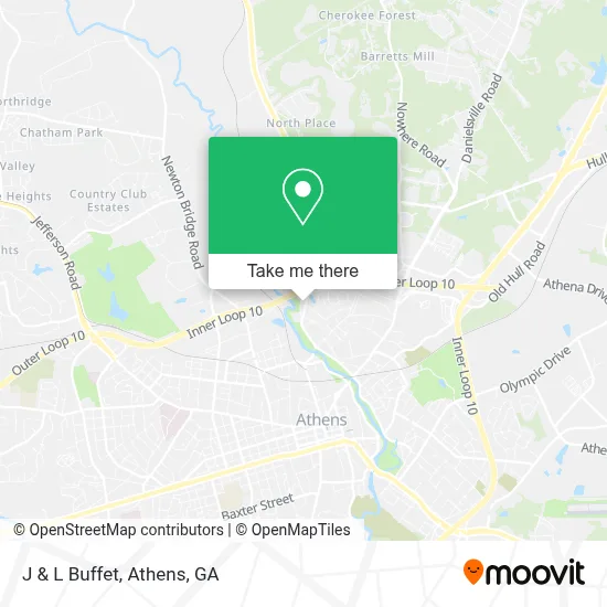 J & L Buffet map