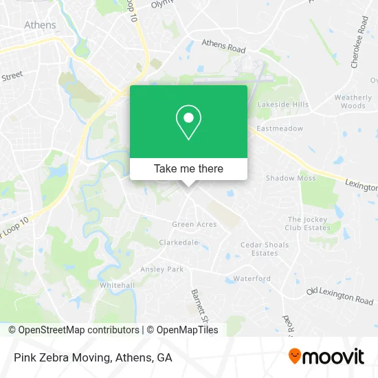 Pink Zebra Moving map