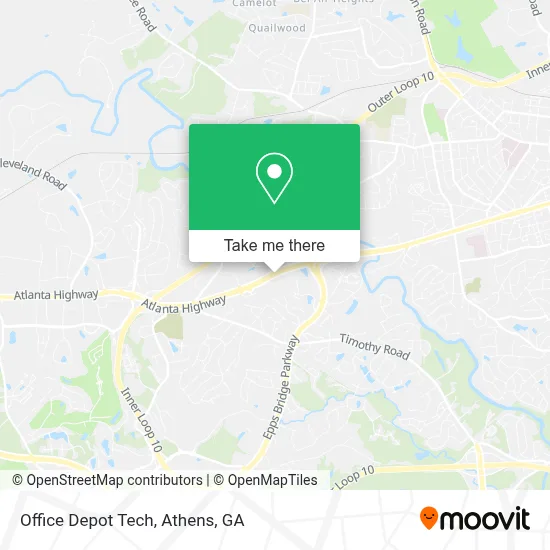 Office Depot Tech map