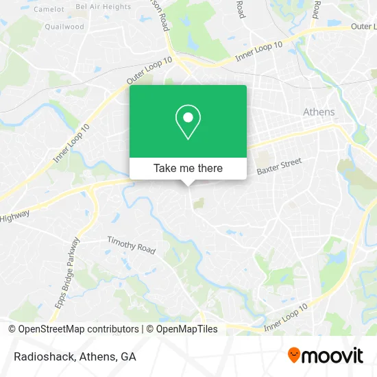 Radioshack map