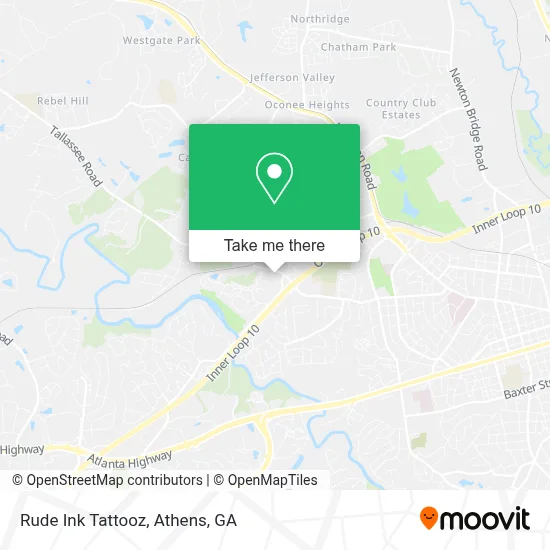 Rude Ink Tattooz map