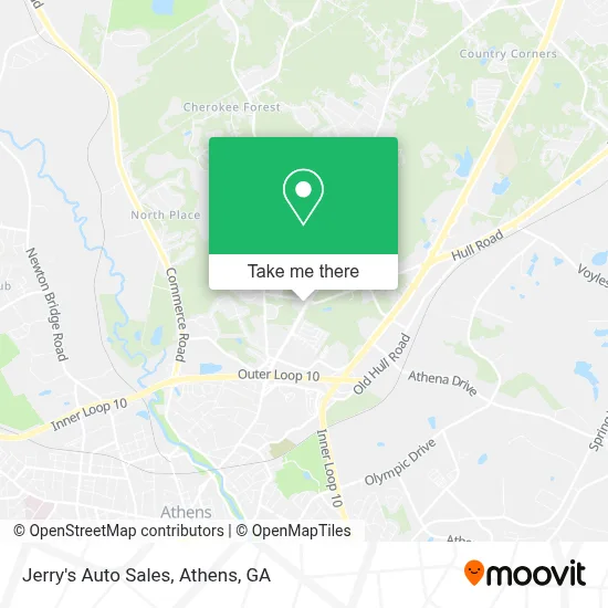 Jerry's Auto Sales map