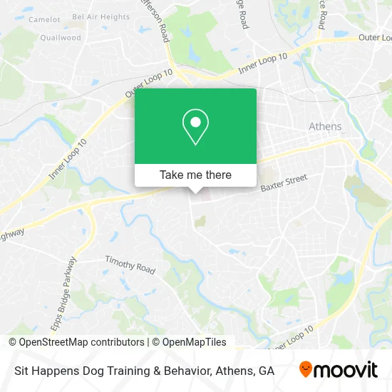 Sit Happens Dog Training & Behavior map