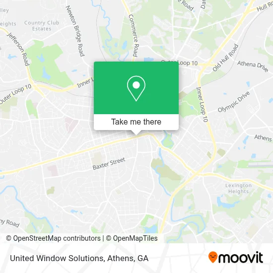 United Window Solutions map