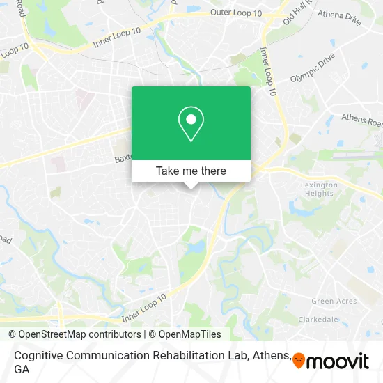 Cognitive Communication Rehabilitation Lab map
