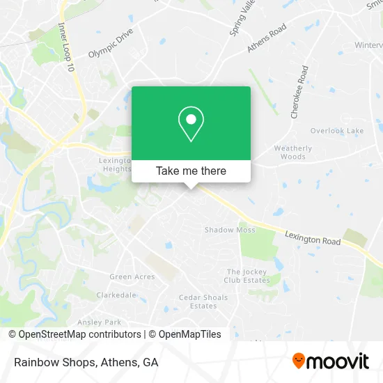 Rainbow Shops map