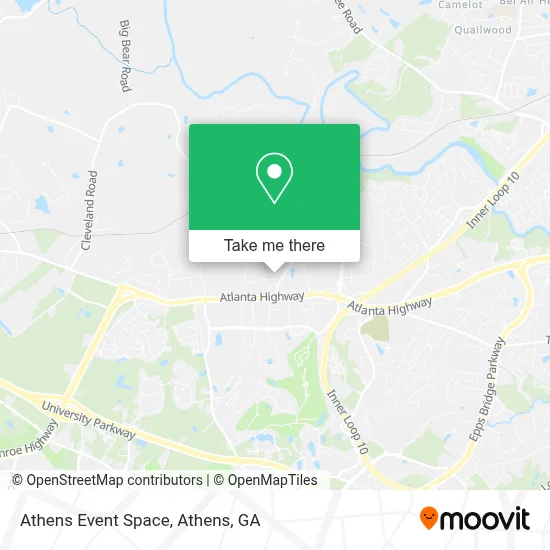 Athens Event Space map