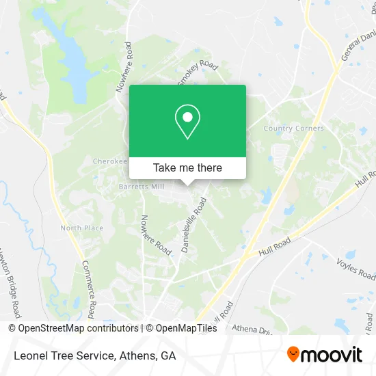 Leonel Tree Service map