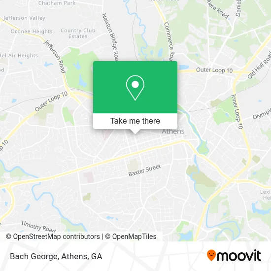 Bach George map