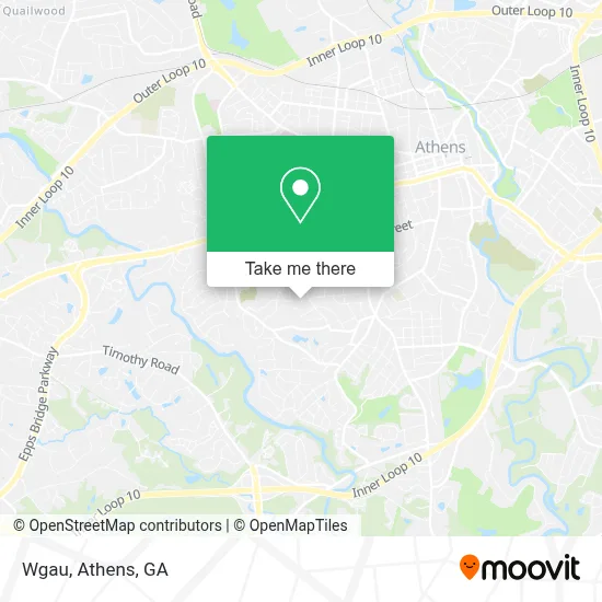 Wgau map