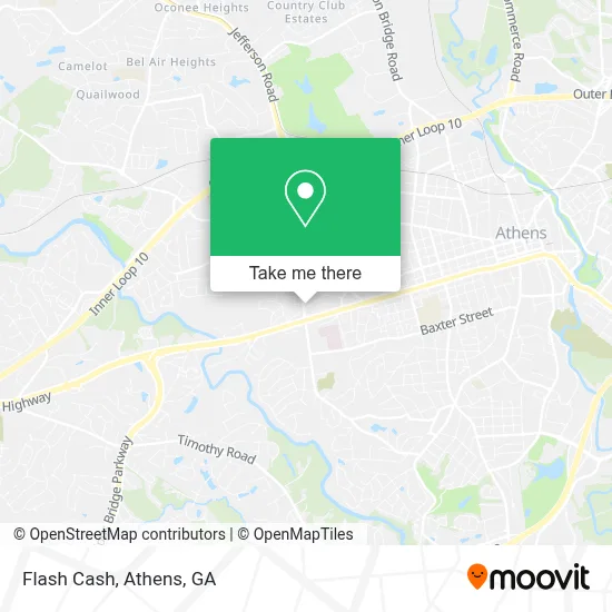 Flash Cash map
