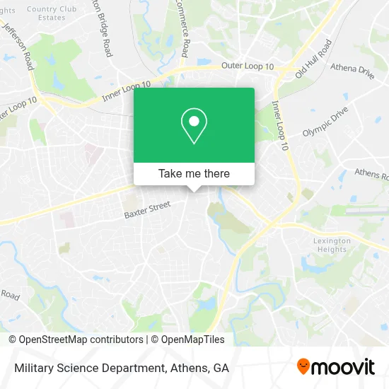 Military Science Department map