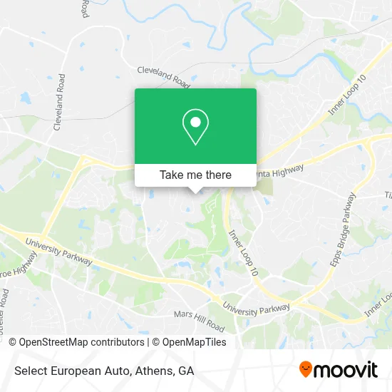Select European Auto map