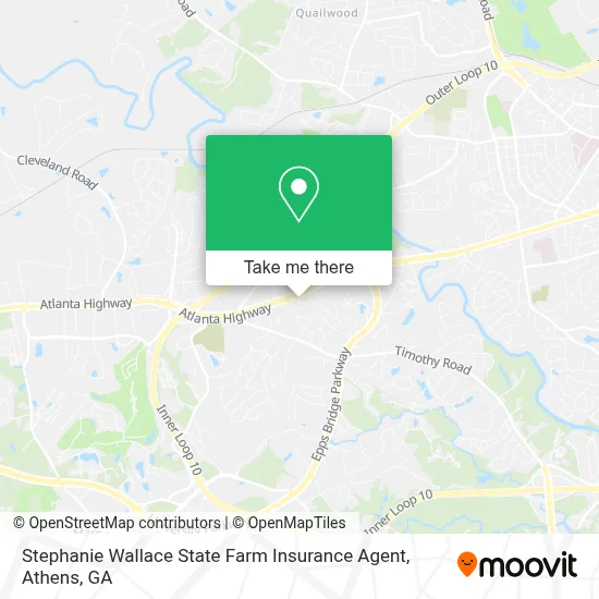 Stephanie Wallace State Farm Insurance Agent map