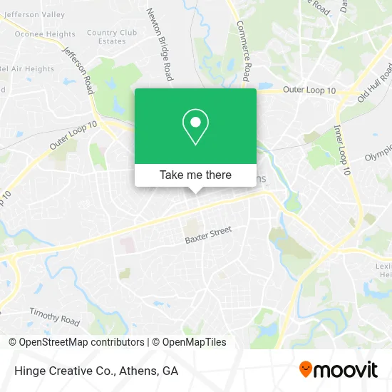 Hinge Creative Co. map