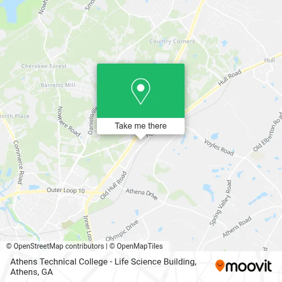 Athens Technical College - Life Science Building map