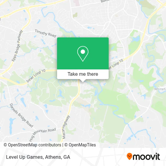 Level Up Games map