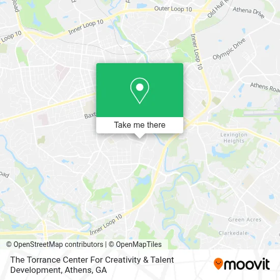 The Torrance Center For Creativity & Talent Development map
