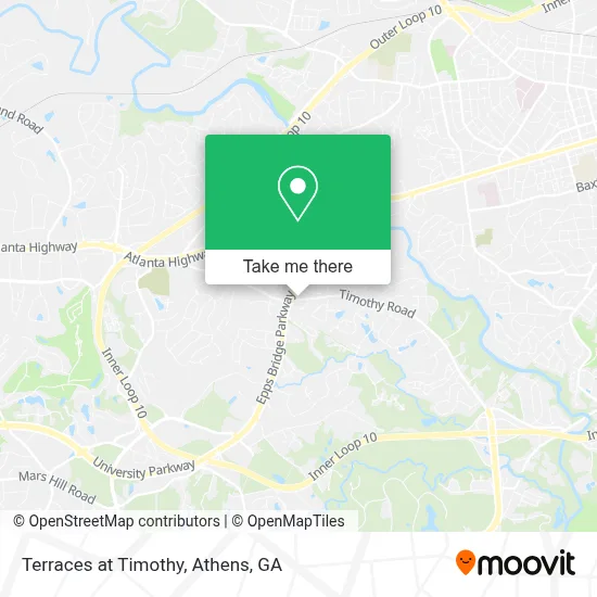 Terraces at Timothy map