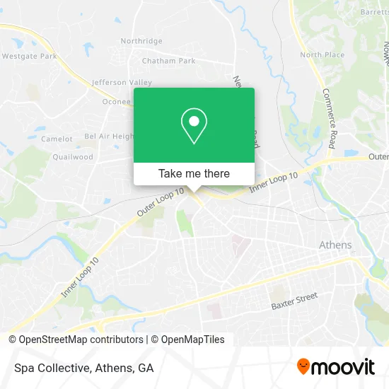 Spa Collective map