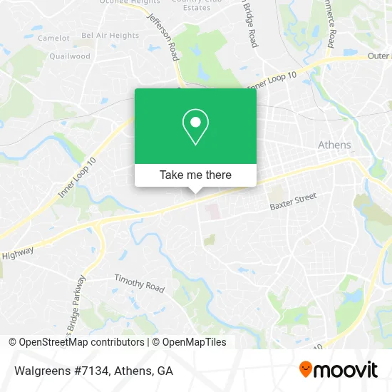 Walgreens #7134 map