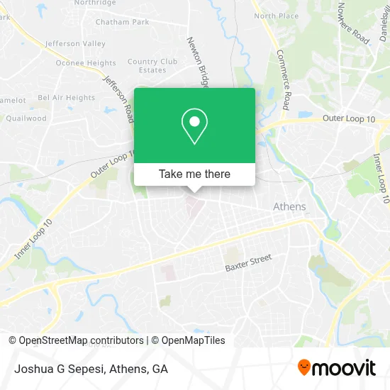 Joshua G Sepesi map