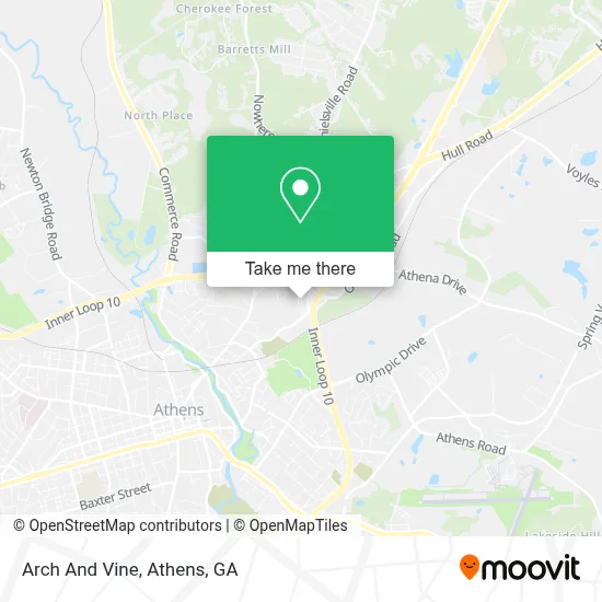 Arch And Vine map