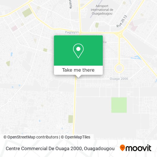 Centre Commercial De Ouaga 2000 map