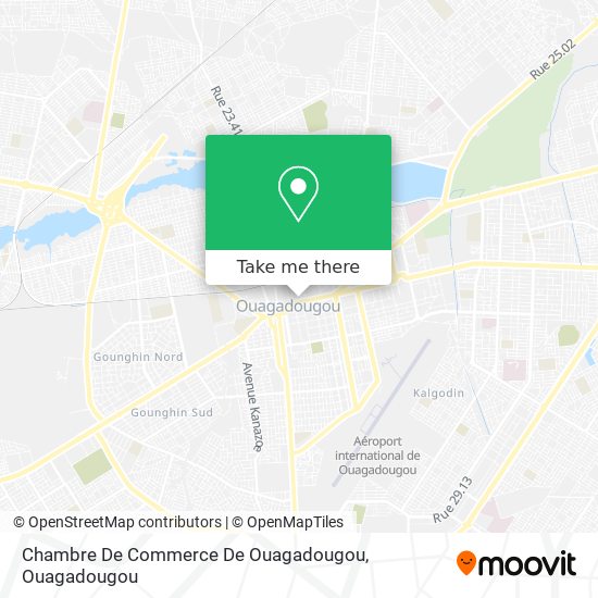 Chambre De Commerce De Ouagadougou map