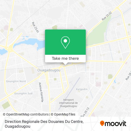 Direction Regionale Des Douanes Du Centre plan