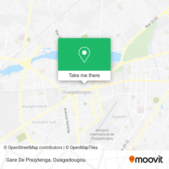 Gare De Pouytenga map