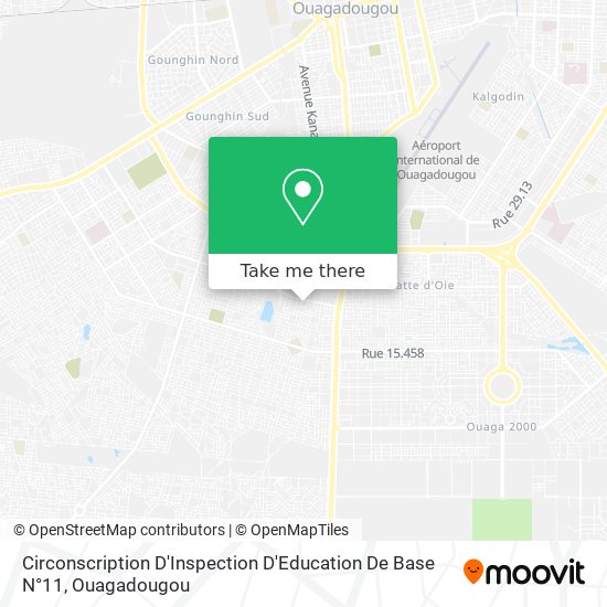 Circonscription D'Inspection D'Education De Base N°11 map