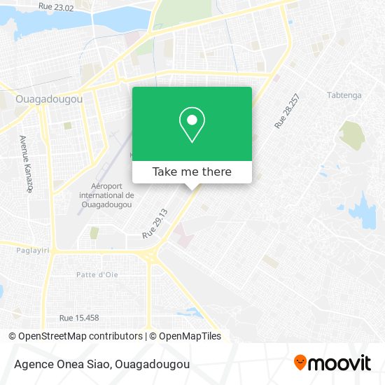 Agence Onea Siao map